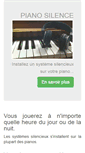 Mobile Screenshot of piano-silence.com